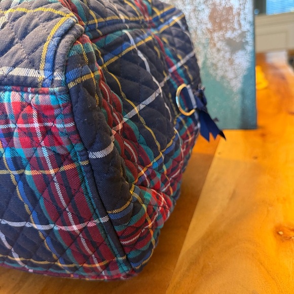 Vera Bradley RETIRED Tartan Plaid Weekender Travel Bag - Picture 10 of 15